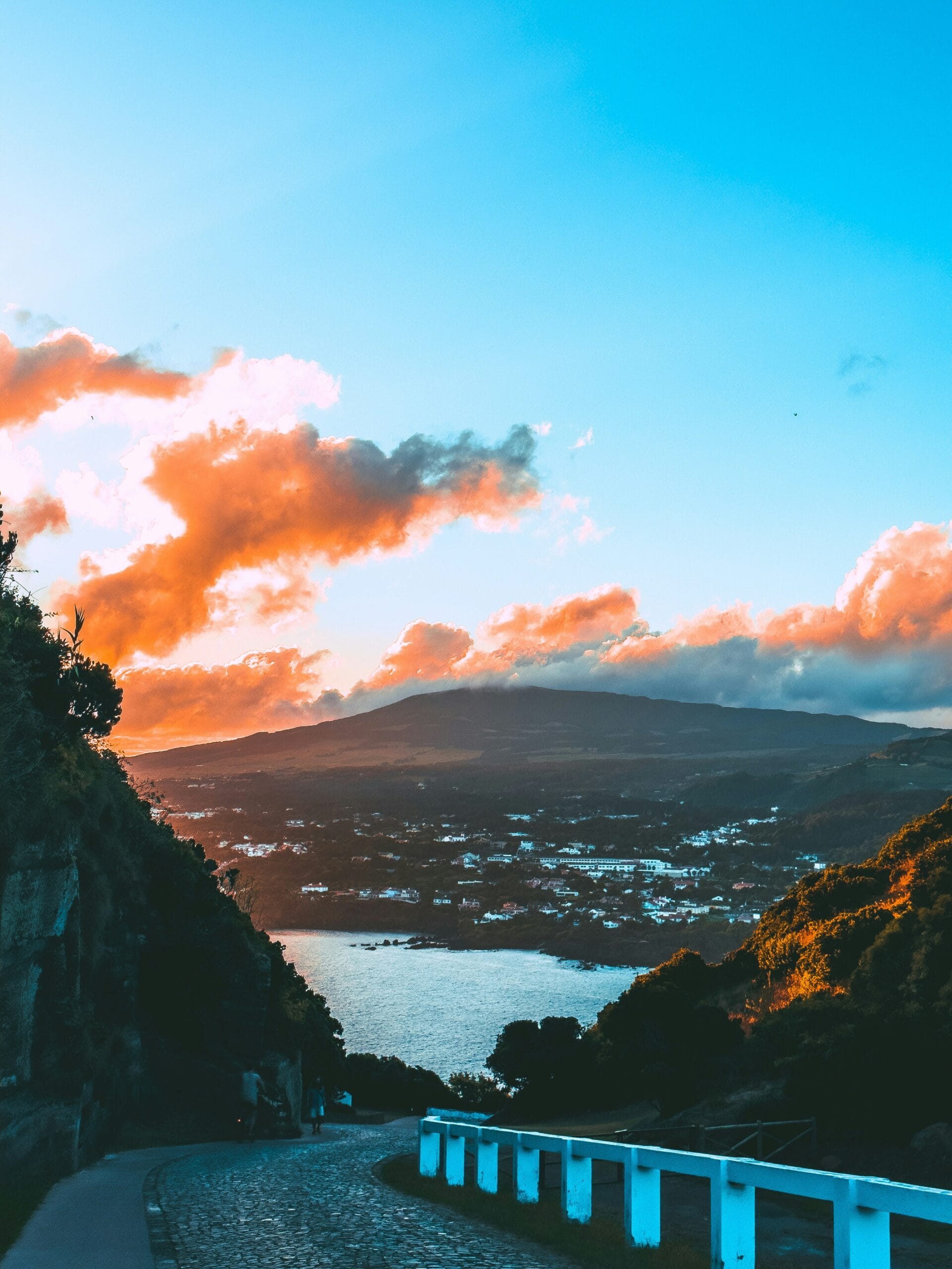 Scenic viewpoint in the Azores