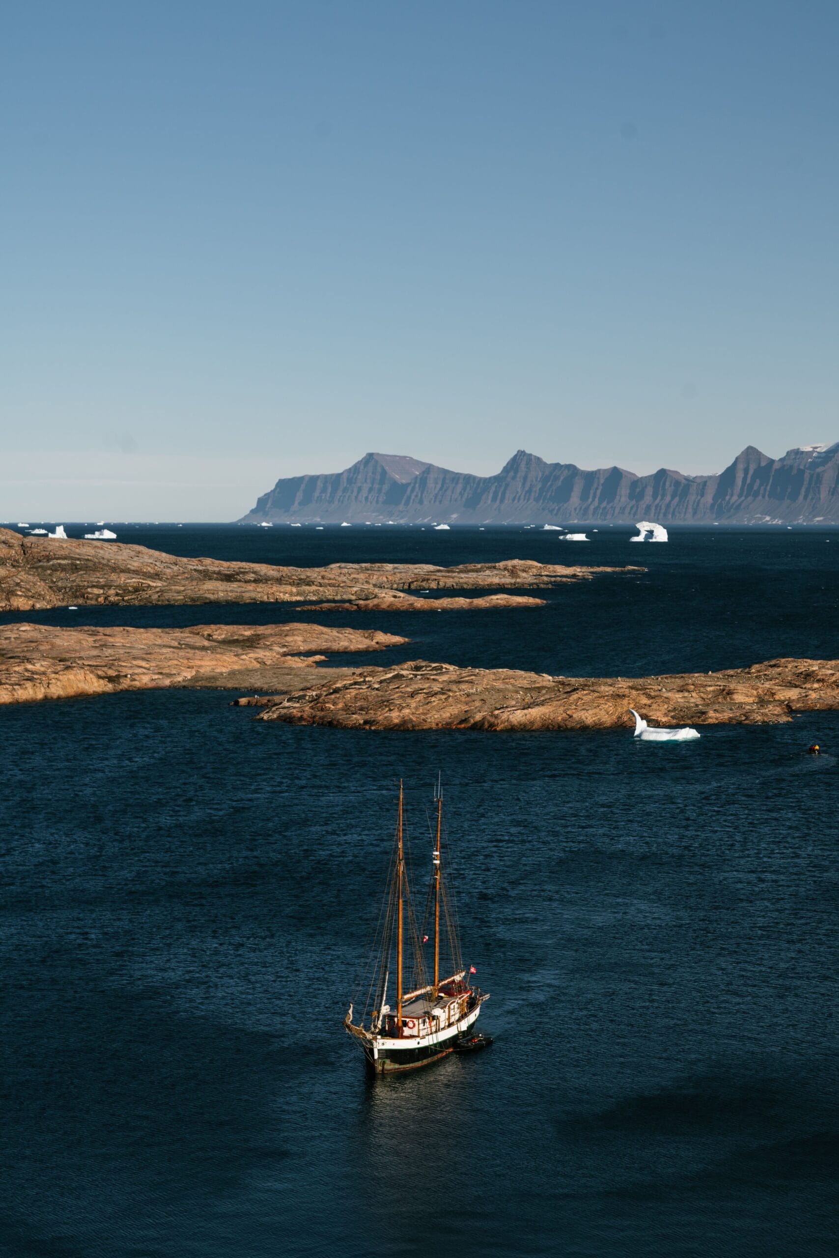 Glacial landscape in Greenland