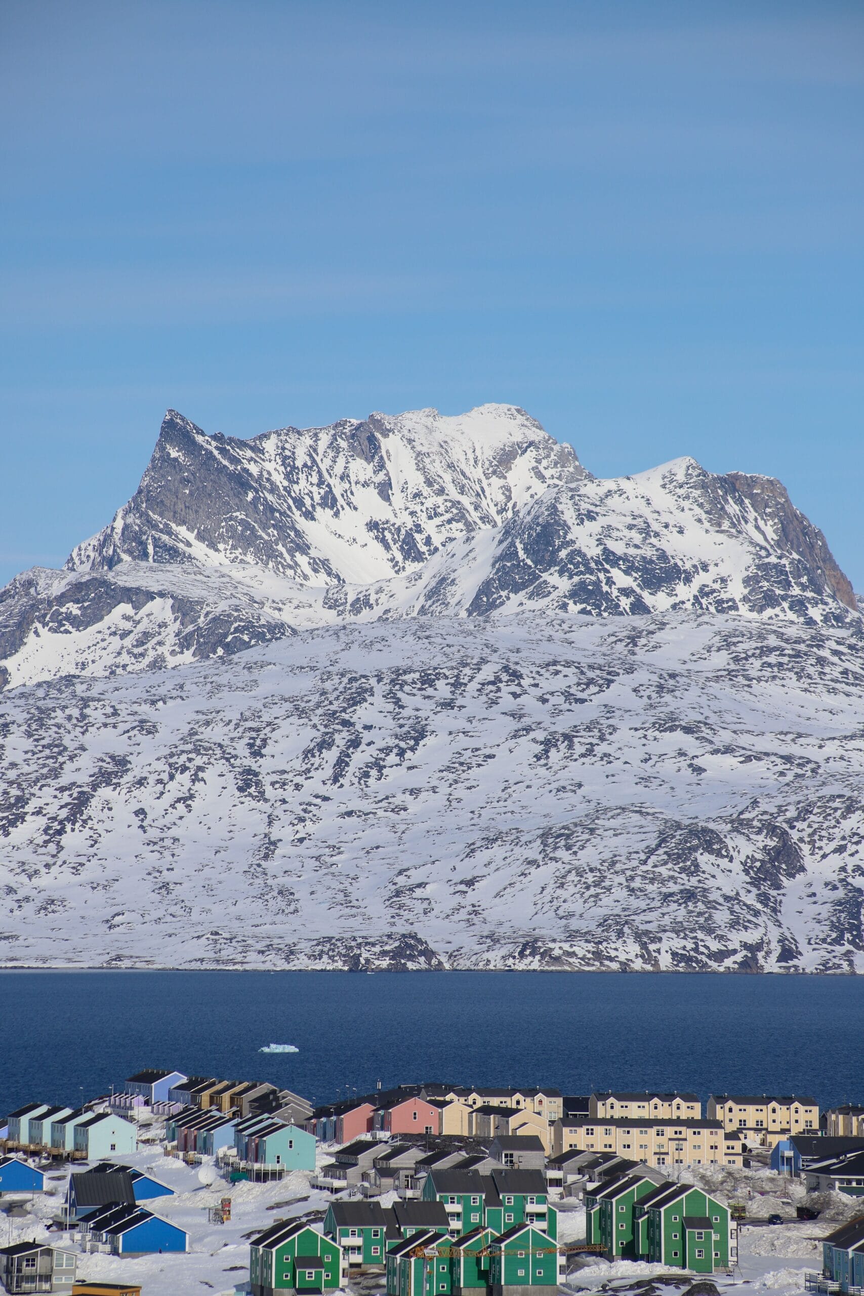 Remote settlement in Greenland