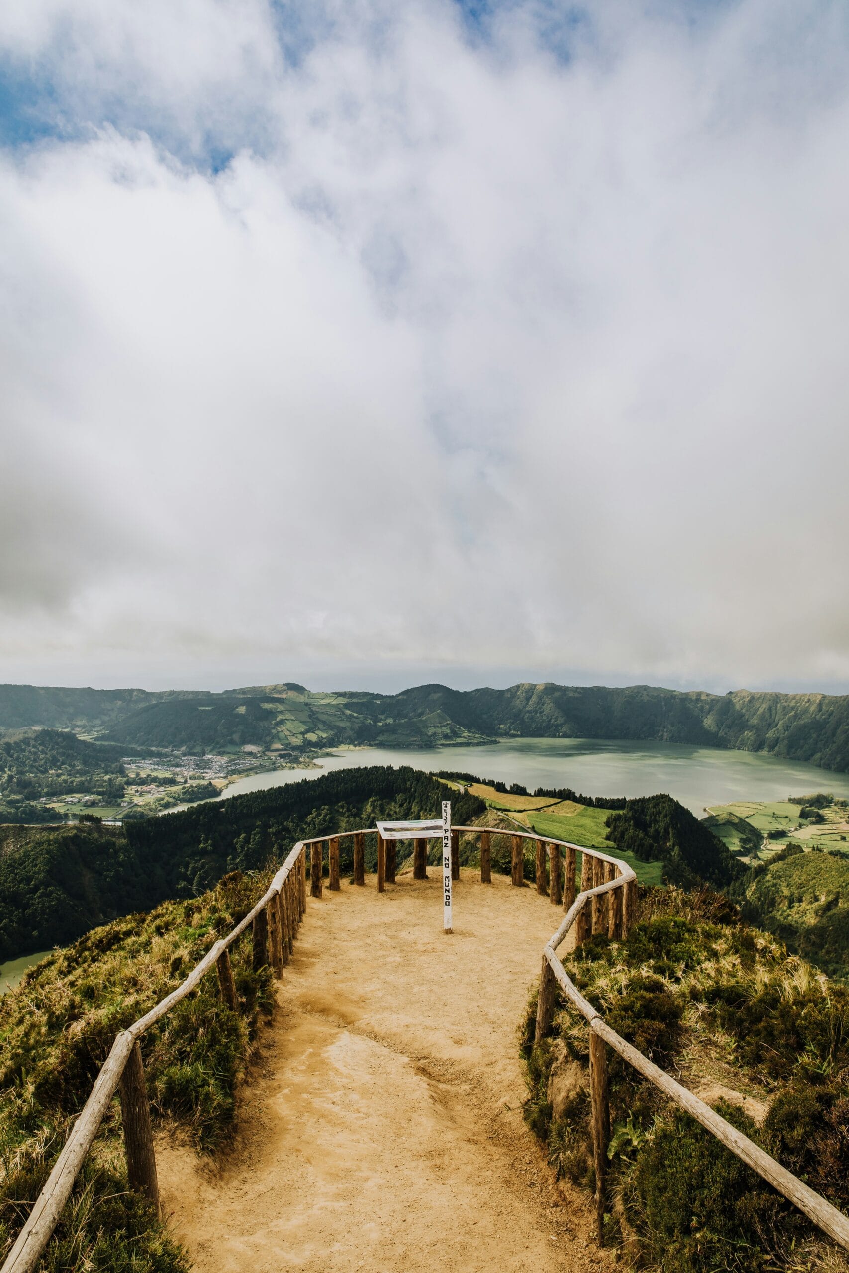 Dramatic natural scenery in the Azores